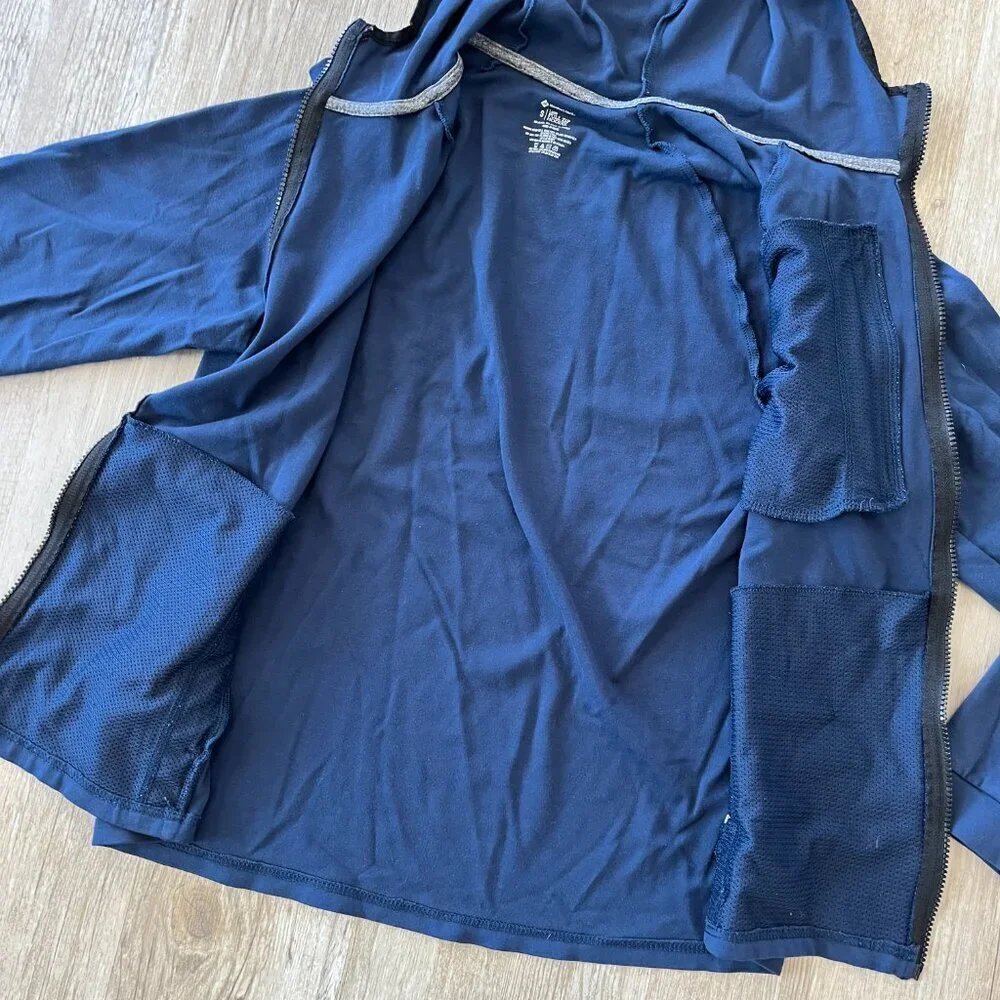Unisex Member's Mark Blue Luxe Full Zip Hoodie - S - Picture 5 of 7
